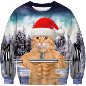 Round-neck pullover hooded sweatshirt