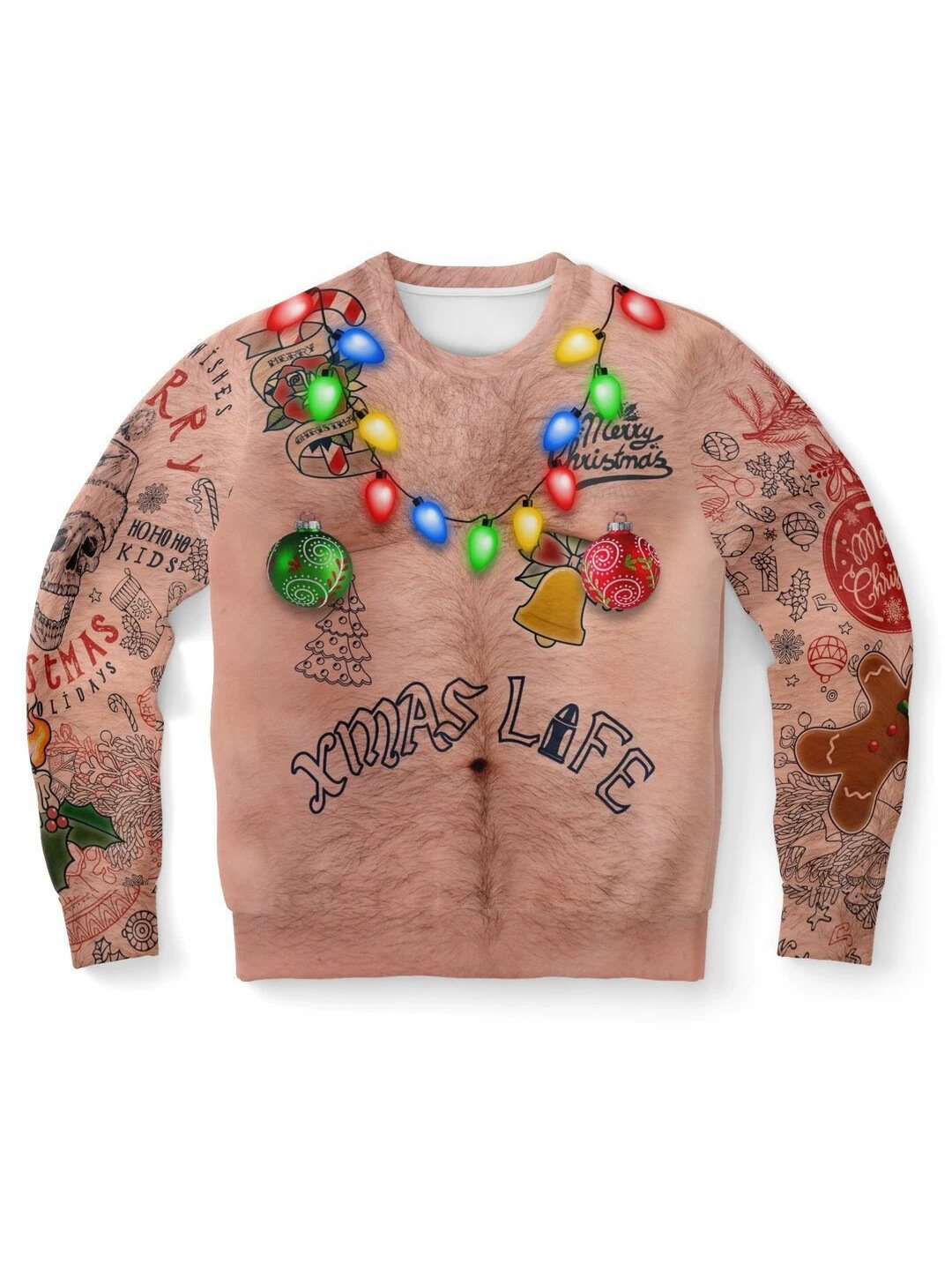 Round-neck pullover hooded sweatshirt - Image 5
